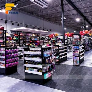 Prateleiras para Salão de Beleza de Suprimentos Capilares Design de Loja de Perucas para Interior - Product Image 6