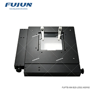 FUPTB-XW-B20-L0501-X60Y60 Rail de guidage linéaire en alliage d'aluminium à vitesse maximale de 10 mm/s, plateau XY électrique réglable pour microscopes