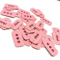 Écologique recyclé LOGO personnalisé papier tissu chaussures vêtements bijoux montre étiquette volante