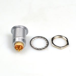 Hoogwaardige volledig messing ronde connector serie: Koreaanse bajonet / EGG B serie push-pull TNC-SMA 50 Ohm adapter (mannelijk-vrouwelijk) - Product Image 4
