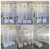 Antena EAS Akrilik 58khz untuk Pusat Perbelanjaan dan Supermarket, Antena Sensor AM 58khz EAS, Gerbang Anti Maling EAS