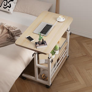 Bureau d'ordinateur simple en métal pour chambre à coucher ou petit appartement, pour le travail ou les jeux, petit bureau d'ordinateur de bureau - Product Image 5