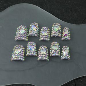 Venta al por mayor 10 piezas Premium Hello Kitty pato forma de pico <span class=keywords><strong>uñas</strong></span> <span class=keywords><strong>postizas</strong></span> hechas a mano acrílico prensa en las <span class=keywords><strong>uñas</strong></span> - Product Image 6