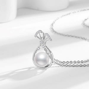 New Fashion Lucky Bag Freshwater <b>Pearl</b> <b>Pendant</b> Necklace Luxury Elegant Women's Neck Decoration Clavicle Chain Sweet Jewelry - Product Image 6