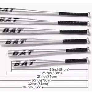 cheap Aluminum alloy metal color self defense wear training Steel Soft baseball bat 20 inches