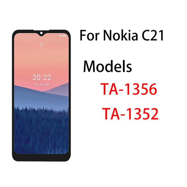 Cell Phone LCD for Nokia C21 LCD Screen Touch Display Digitizer Spare Parts Assembly Replacement