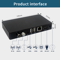 Meilleure Qualité Hybrid-H1 Mise à Jour Firmware Amlogic S905D OTT & DVB-ATSC -S2 Décodeur 1080p Boîtier Android TV Tuner DVB T2