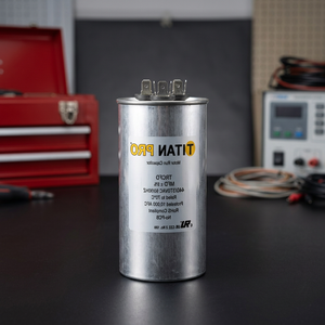 Condensateur de démarrage double Titan Pro Round Motor, modèle M24FB-610, 55/5 µF, 440/370 Vca, 60 Hz - Product Image 2