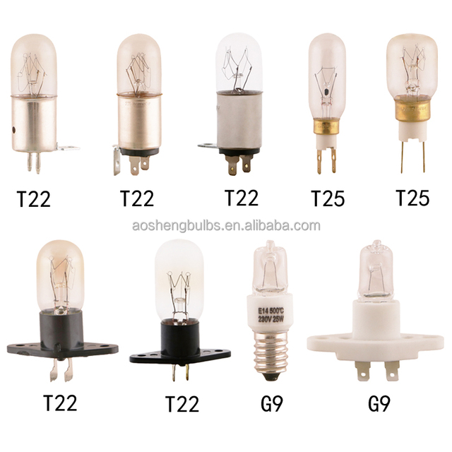 Air Fryer Bulb G9 Oven Bulb G9 Halogen Bulb High Temperature Resistant 500 Degree Lamp