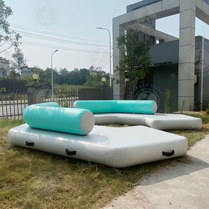 Plateforme flottante hexagonale gonflable de 290 cm, île flottante autonome pour yacht, piscine, <span class=keywords><strong>mer</strong></span> - Product Image 3