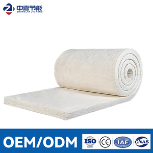 Couverture en fibre céramique ignifuge industrielle pour l'isolation thermique des fours à verre à haute température - Product Image 1