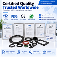 Custom FFKM Seal Ring High Temperature Chemical Resistant Extreme Pressure Precision for Semiconductor Equipment