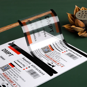 Di alta qualità adesivi in vinile trasparenti BOPP adesivi in <span class=keywords><strong>PVC</strong></span> per bevande alimentari cibo per animali 500 pezzi Logo MOQ <span class=keywords><strong>etichette</strong></span> del marchio - Product Image 4