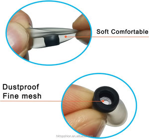 6 pièces L M S Silicone embouts d'oreille Kits de protection bouchons d'oreilles pour Samsung <span class=keywords><strong>Galaxy</strong></span> <span class=keywords><strong>Buds</strong></span> <span class=keywords><strong>2</strong></span> embout de remplacement avec maille anti-poussière - Product Image 2