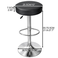 Chaise de Salon TUQ en Promotion, Chaise d'Esthéticienne, Tabouret de Barbier, Chaise Pivotante pour Cuisine, Hôtel, Bureau
