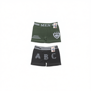 SFT-7 Boxer da Uomo 100% Cotone a Vita Media, Lavorati a Maglia, Traspiranti, con Stampa a Lettere - Disponibili - Product Image 1