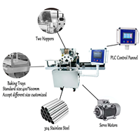 Machine à biscuits double couleur BNT-700E, équipement de boulangerie industriel multifonctionnel pour biscuits fourrés, pour usine de biscuits