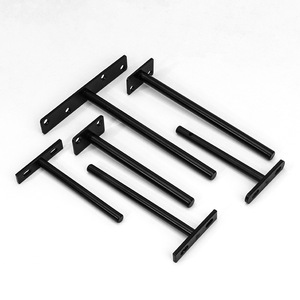 Hidden <b>Bracket</b> T-Shaped <b>Shelf</b> Support Concealed Mounting For Wall Board Modern Simple Design Durable Cold-Rolled Steel - Product Image 3