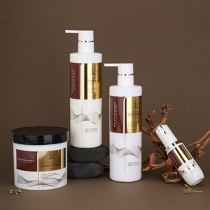 Traitement capillaire 2-en-1 premium sans formaldéhyde à la kératine et aux acides aminés pour la réparation des cheveux blonds abîmés - Product Image 1