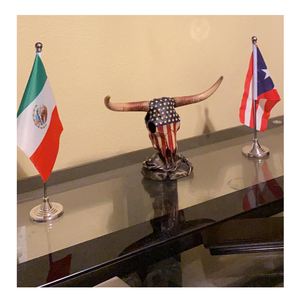 Небольшой настольный флаг с подставкой - Product Image 4