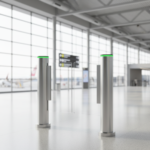 Barriera Automatica a Cilindro Oscillante per Controllo Accessi - Product Image 4
