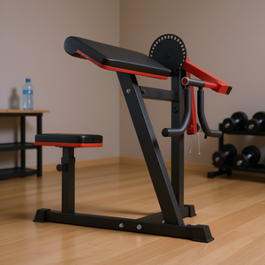Sistema de gimnasio en casa, máquina de entrenamiento de fuerza con estructura de acero, banco de extensión para bíceps y tríceps, para uso doméstico, unisex. - Product Image 2