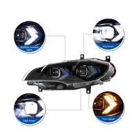 Phares de signalisation dynamiques haute puissance CREULI pour BMW X6 E71 2008-2014, lentille de projecteur DRL, prix d'usine