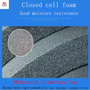 Panneau isolant en <span class=keywords><strong>mousse</strong></span> de caoutchouc isolé ignifuge moderne pour toit de pipeline à faible conductivité thermique noir - Product Image 4