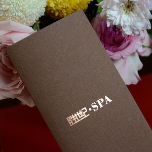 茶色の高級リネン紙レシートカスタマイズされたビジネスギフトバウチャーホルダー紙ファイルフォルダー封筒 - Product Image 6