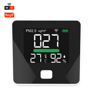 Détecteur <span class=keywords><strong>de</strong></span> <span class=keywords><strong>particules</strong></span> fines 4 en 1 PM2.5, capteur laser, haute précision, alarme <span class=keywords><strong>de</strong></span> té<span class=keywords><strong>l</strong></span>éphone portable, détection <span class=keywords><strong>de</strong></span> <span class=keywords><strong>particules</strong></span> fines - Product Image 2