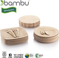 Lot de 150 assiettes jetables biodégradables en bagasse de canne à sucre écologiques, 10 pouces, résistantes, 3 compartiments, pour fêtes et dîners