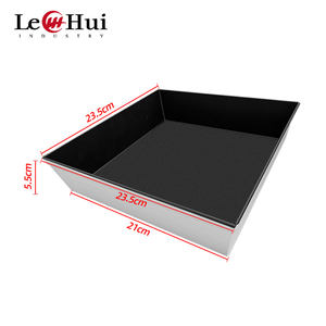 Accesorios de Cocina, Tabla para Cortar y Servir <span class=keywords><strong>Pizza</strong></span> Personalizada de 9 y 10 Pulgadas, Bandeja para <span class=keywords><strong>Pizza</strong></span> <span class=keywords><strong>Detroit</strong></span> Anodizada Dura para Horno, Cocina y Mesa - Product Image 2