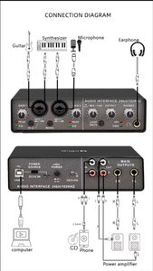 Kit d'équipement de <span class=keywords><strong>studio</strong></span> : enceinte de monitoring avec microphone à condensateur, casque, table de mixage audio pour la maison, le club, la diffusion, le chant et l'<span class=keywords><strong>enregistrement</strong></span> - Product Image 6