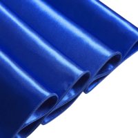 Nappe de table en satin rectangulaire, bleu royal, 60 x 120 pouces