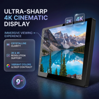 Autoradio Système Stéréo de Voiture Android 13 Prise en Charge Affichage 2K Décodage 4K Unité Centrale Multimédia Universelle pour Distributeurs Mondiaux