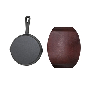 Mini poêle en fonte avec deux becs verseurs, poêle à frire robuste pour un usage quotidien - Product Image 5