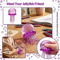 Bestseller transfrontalier Squishies anti-stress à récupération lente en forme de cube de glace, méduse et bloc de fromage (en caoutchouc thermoplastique)