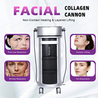Appareil de stimulation du collagène quantique à 2 poignées pour le visage et les yeux, anti-âge, lifting des paupières, raffermissement de la peau, élimination des rides