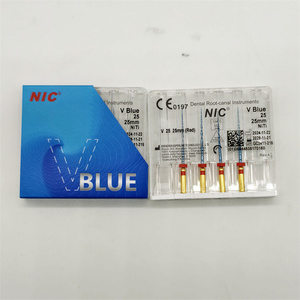 Approvisionnement d'usine V-Blue Nickel Titane Canal Radiculaire Fichier Endodontique Canal Radiculaire Aiguilles Dentaire Mécanique Canal Radiculaire Fichier - Product Image 6