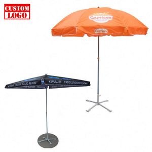 Sombrilla Personalizada Promocional para Jardín, Camping, Senderismo, Playa, con Anclaje para Arena, Sombrilla de Playa de Aluminio - Product Image 1