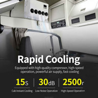 Refroidisseur de stationnement PHURW à économie d'énergie, climatiseur de stationnement de haute qualité, kit de refroidisseur de stationnement, climatiseur de stationnement pour camion 12V, OEM