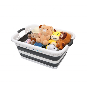 Cesta de lavandería de plástico plegable portátil de 37L, herramienta de almacenamiento de <span class=keywords><strong>ropa</strong></span> <span class=keywords><strong>sucia</strong></span> montada en la pared, <span class=keywords><strong>Cubo</strong></span> de almacenamiento de <span class=keywords><strong>ropa</strong></span> - Product Image 5