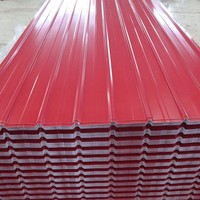 0,12-0,13 mm Dicke Hochfeste Farbbeschichtete Dachbleche Verzinkte Wellblech-Dachplatten