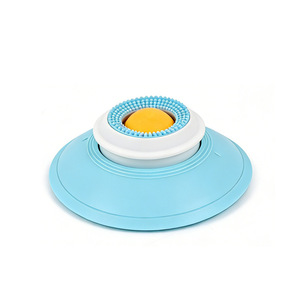 Jouet interactif pour lécher pour chiens et chats 360 °   Balle distributrice de nourriture rotative à ventouse puissante, jouet anti-anxiété et de recherche de nourriture - Product Image 5