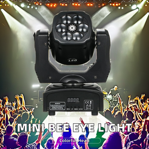Mini Bee Eye Laser Led thiết bị chiếu sáng sân khấu sáu chùm tần số cao Lắc RGBW dancer của Giấc Mơ quán bar nhanh chóng lắc đầu chế độ - Product Image 3