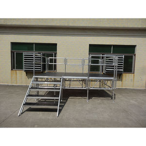 เวทีอลูมิเนียมพร้อมบันไดและราวบันไดโครงโครงอลูมิเนียมโครงสร้างเวทีกลางแจ้ง - Product Image 1