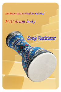 Tambour djembé africain de haute qualité JELO SLG-AD-6 de 8 pouces, <span class=keywords><strong>percussion</strong></span> manuelle colorée pour enfants, vente en gros - Product Image 6