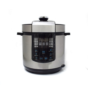 Cuisinière multifonctionnelle 6L, multicuiseur électrique intelligent, cuiseur à riz en acier inoxydable, mijoteuse domestique et commerciale - Product Image 1