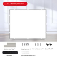 Nouvelle vente 2*2.5M équipement de studio Photo Studio Softbox écran carte accessoires kit d'éclairage pour Magic Leg C Light Stand