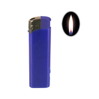 Vente en gros 2 en 1 briquet électronique briquet butane allume-cigare avec logo personnalisé jetable bougie briquet LED